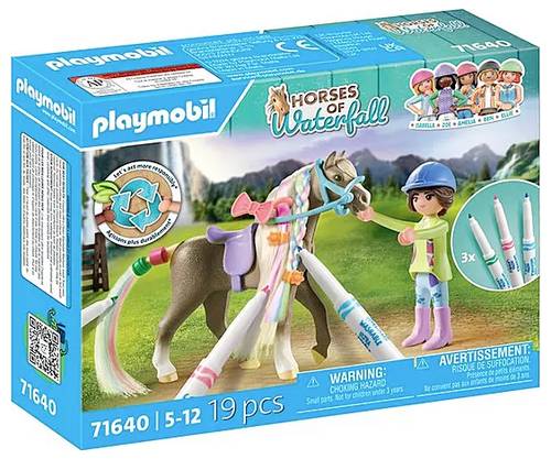 Playmobil® Horses of Waterfall Kreativset mit Pferd und Stiften 71640