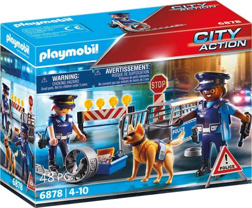 Playmobil® City Action Polizei-Straßensperre 6878