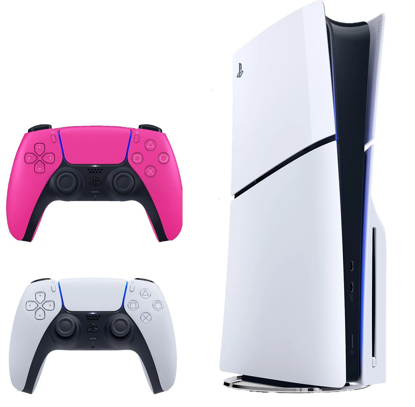 Playstation Playstation 5 Slim 1TB mit Blu-ray Laufwerk + 2 Controller Wunschfarbe