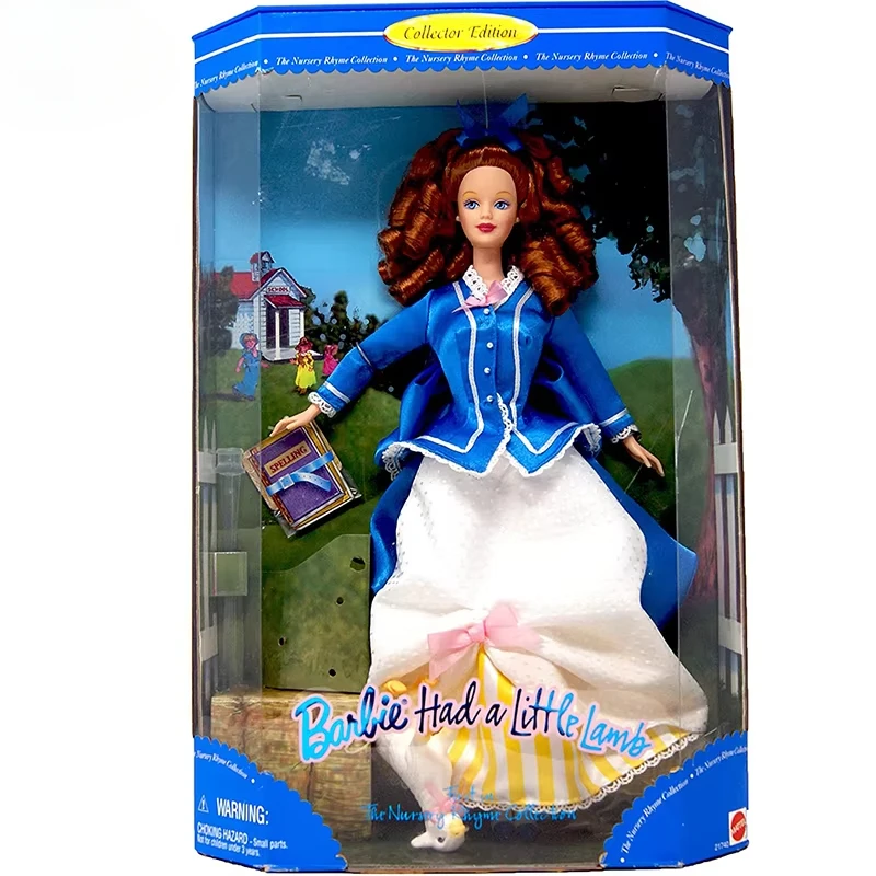 Original Barbie Had A Little Lamb 1998 Countryside Retro Shepherdess Dolls 1/6 Kinderreim für Mädchenspielzeug Collector Edition Original Barbie Had A Little Lamb 1998 Countryside Retro Shepherdess Dolls 1/6 Kinderreim für Mädchenspielzeug Collector Edition