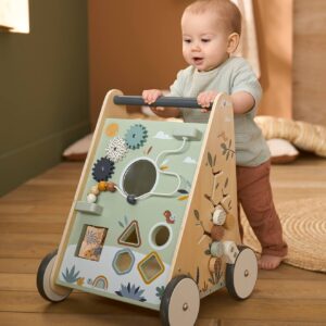 Activity-Lauflernwagen mit Bremsen Holz FSC® tansania salbei