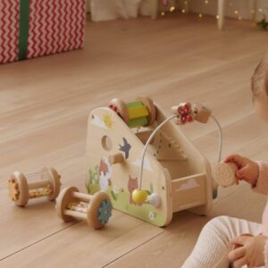 Baby Murmelbahn mit Geräuschen VIER JAHRESZEITEN Holz FSC®