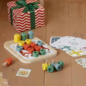 Kinder Schraubenspiel aus Holz FSC®