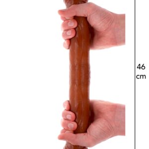 Vorhaut Doppel-Dong Silikon 46 cm