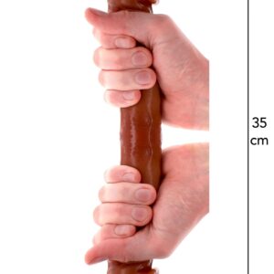 Vorhaut Doppel Dong Silikon 35 cm