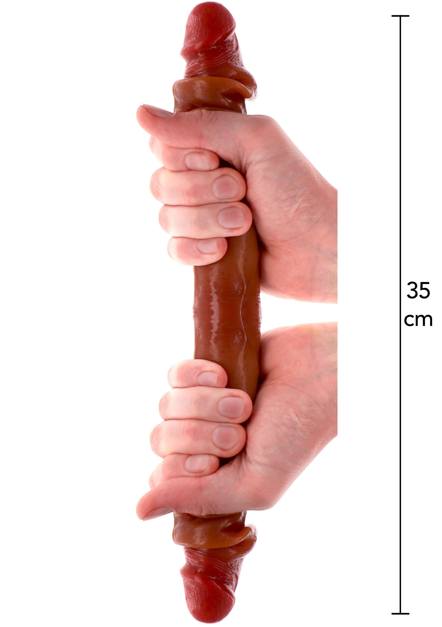 Vorhaut Doppel Dong Silikon 35 cm