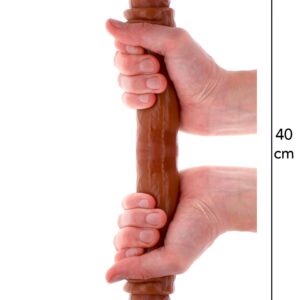 Vorhaut Doppel Dong Silikon 40 cm