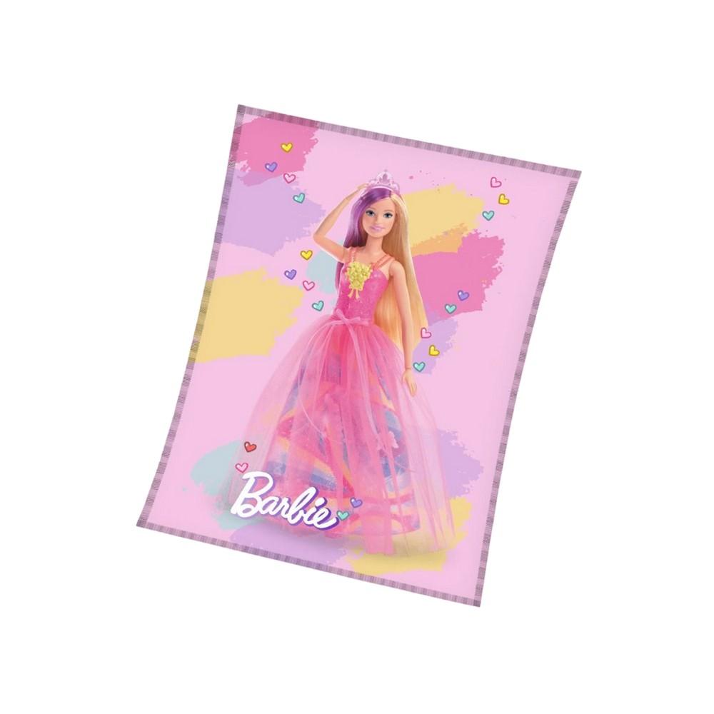 Barbie Dreamtopia Fleecedecke One Size rosa