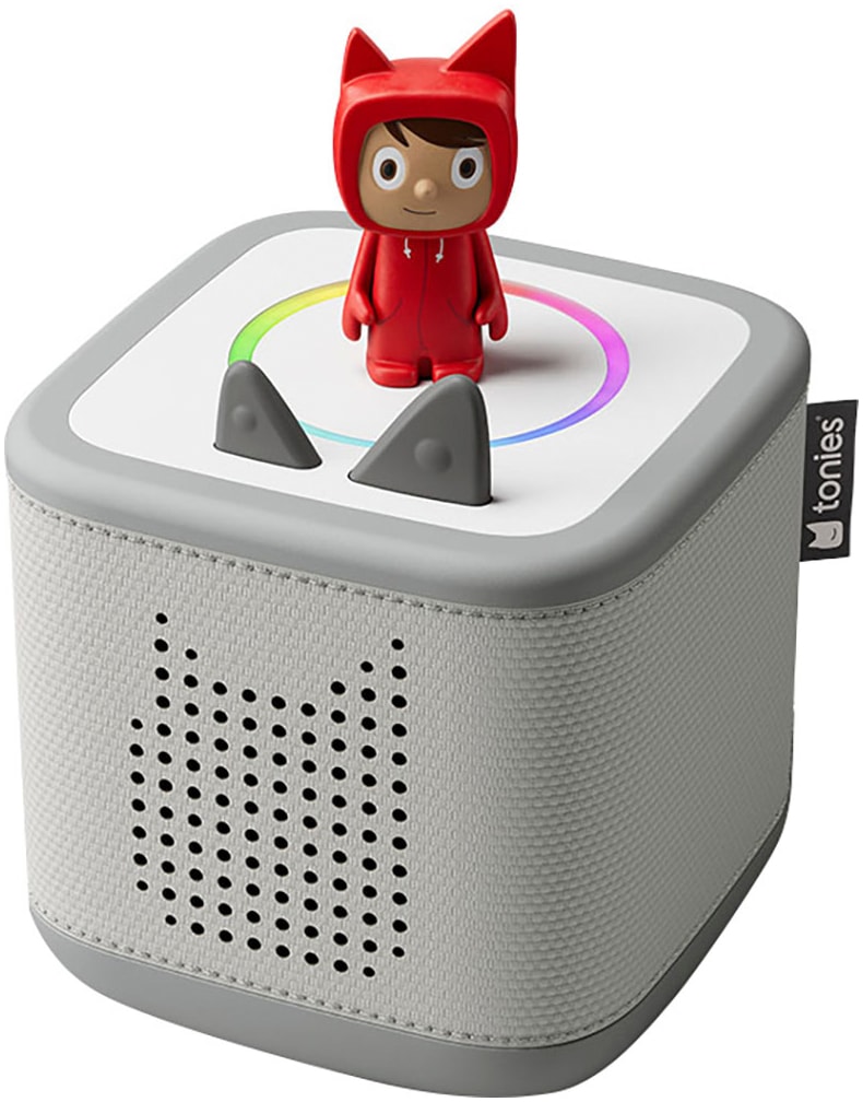 tonies Lautsprecher »Toniebox 2 Starter Set« Stereo (Bluetooth   NFC   WLAN Beleuchtungseffekte   Kabellos   Sleep Timer   Wecker ) Kindersicher ab 1