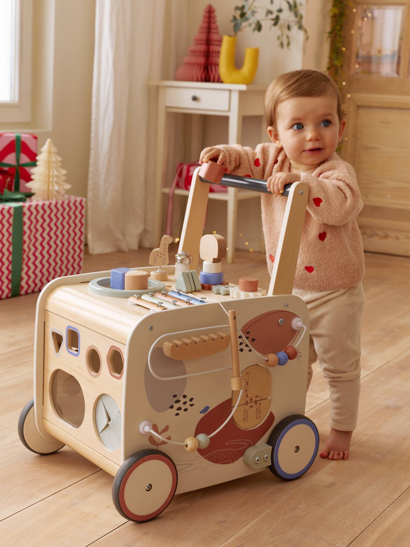 Baby Lauflernwagen Motorik- und Musikelementen