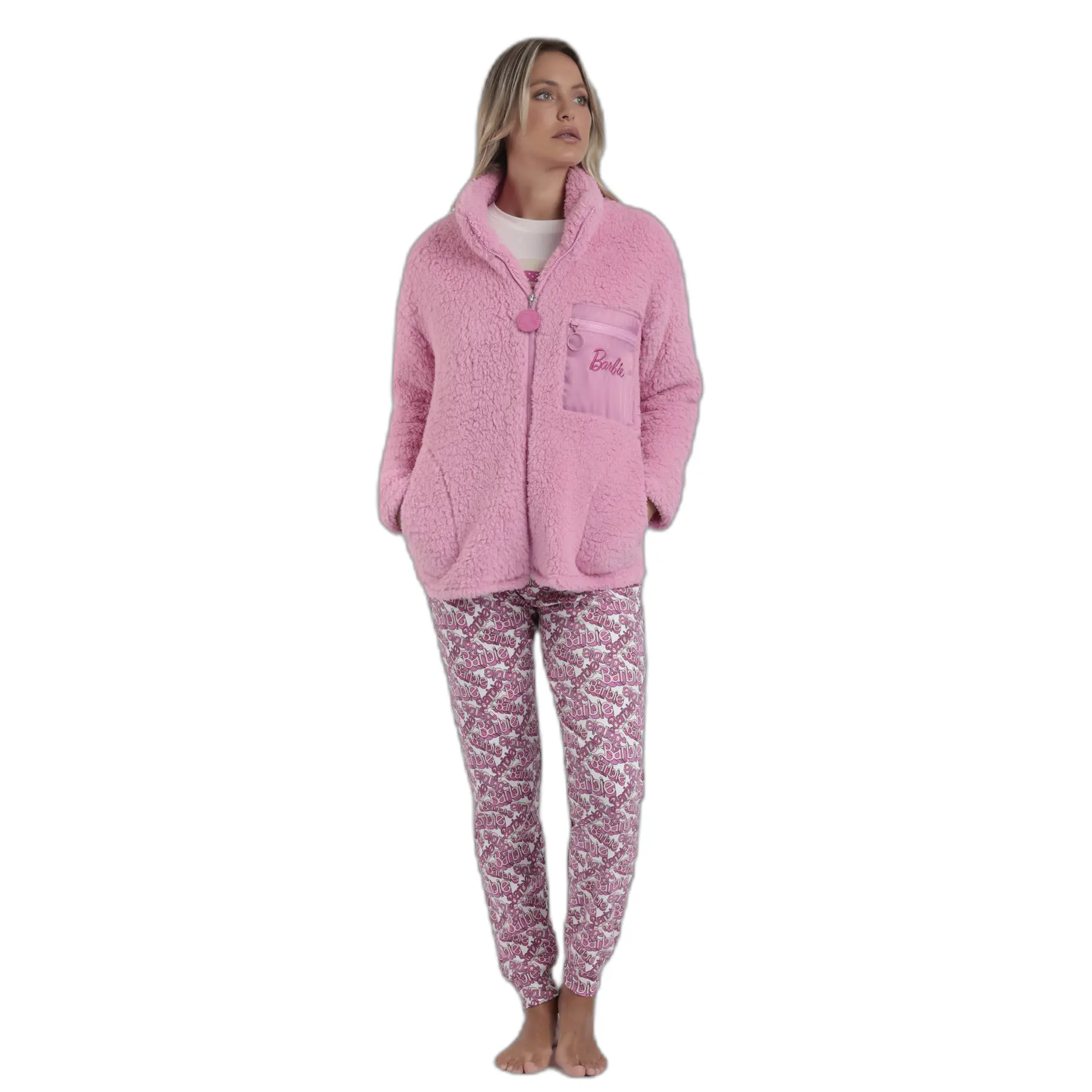 Warm hoodie Damen mit langen Ärmeln Barbie Borreguito Sweet