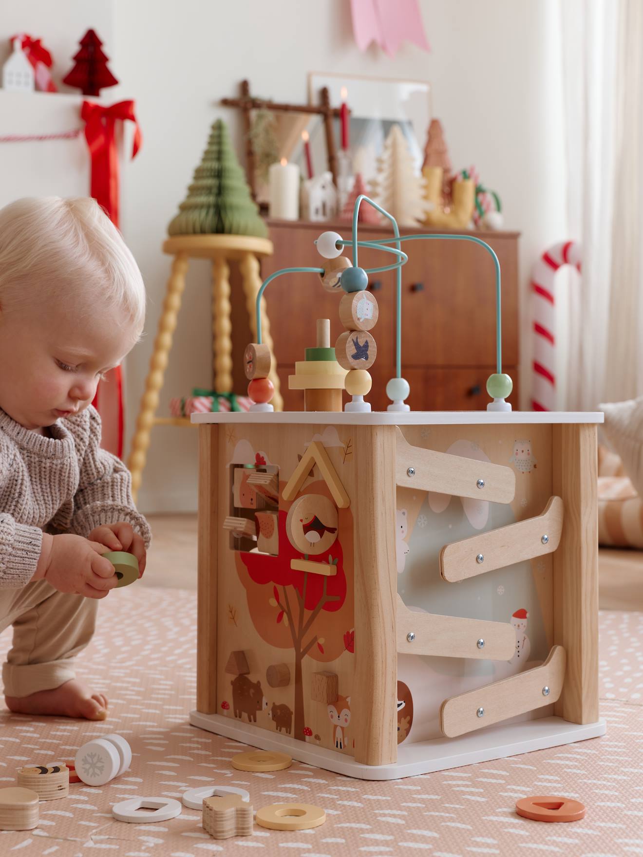 Baby Activity-Würfel 4 Jahreszeiten Konges Sløjd