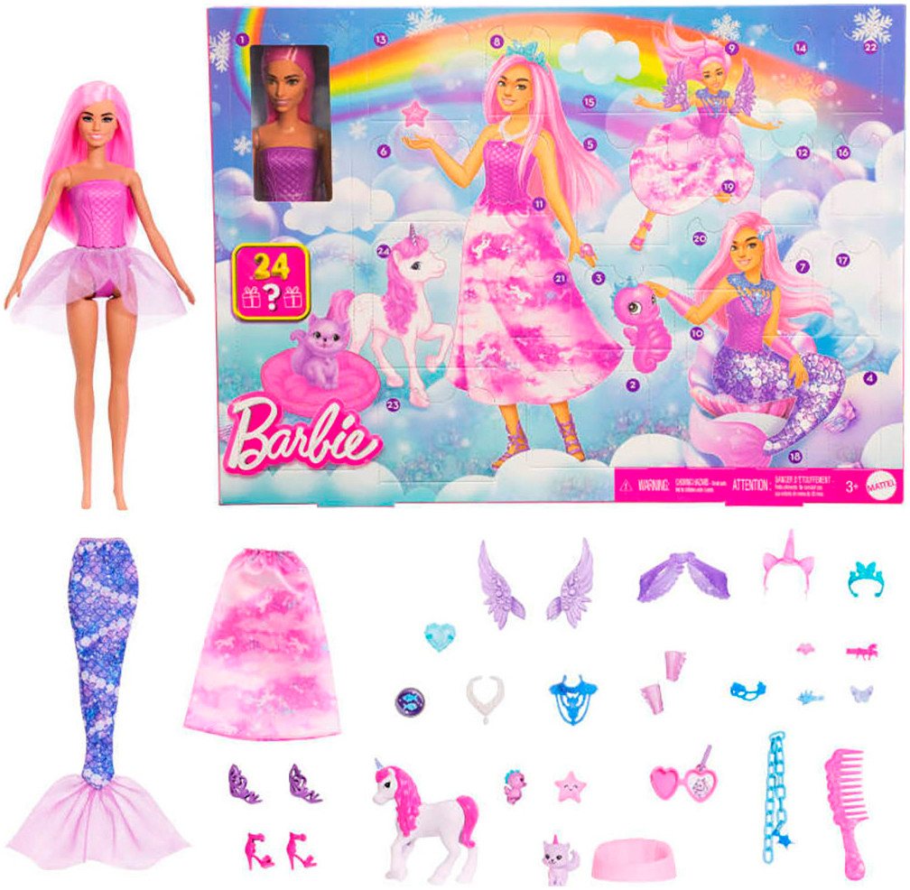 Barbie Spielzeug-Adventskalender Barbie Fantasy