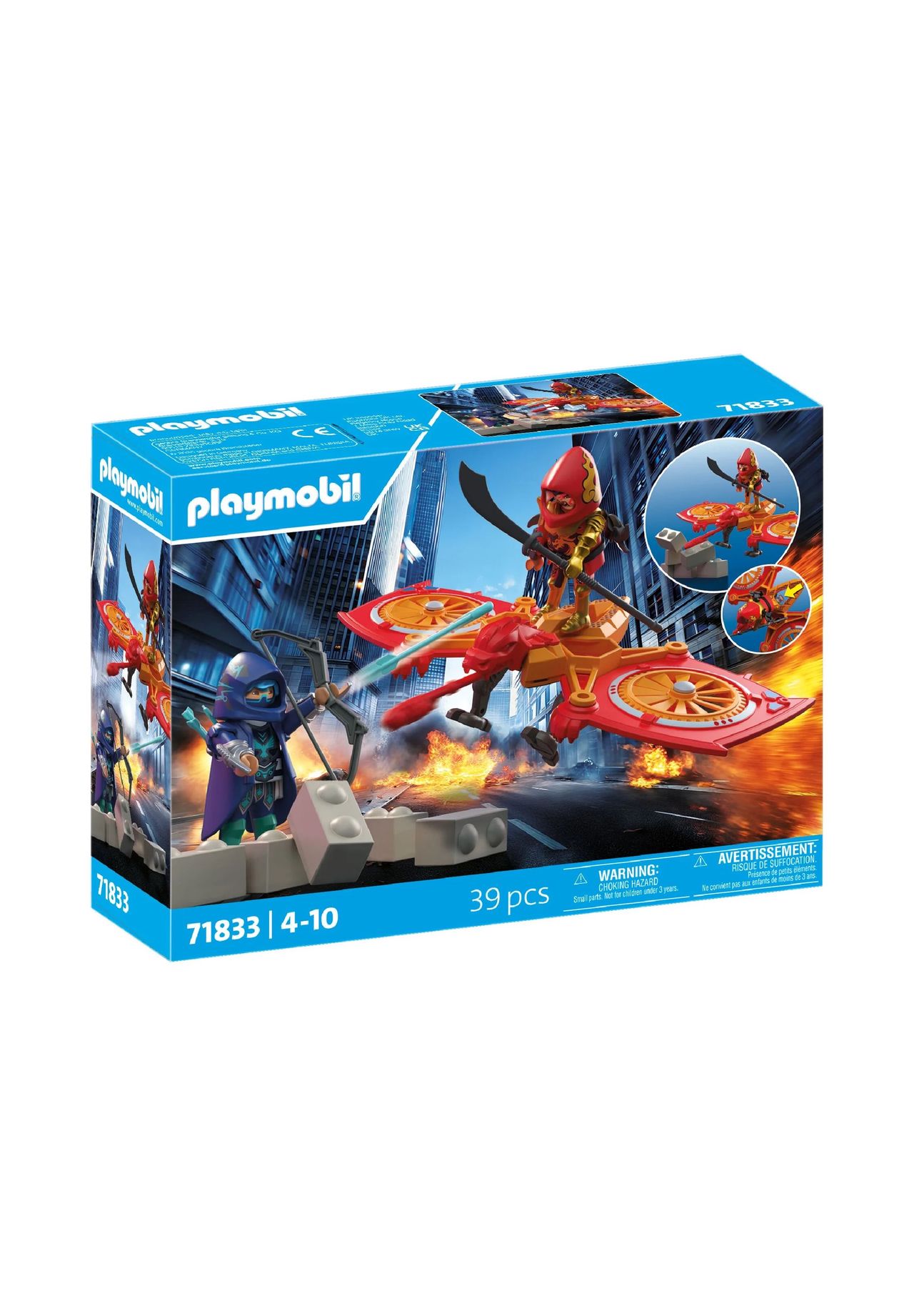 playmobil® Helden-Drohne gegen bösen Ninja 71833
