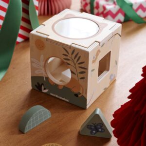 Formensteckbox mit Spiegel TANSANIA Holz FSC®