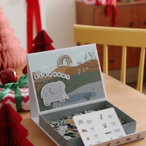 Kinder Magnetspiel mit Buchstaben TANSANIA