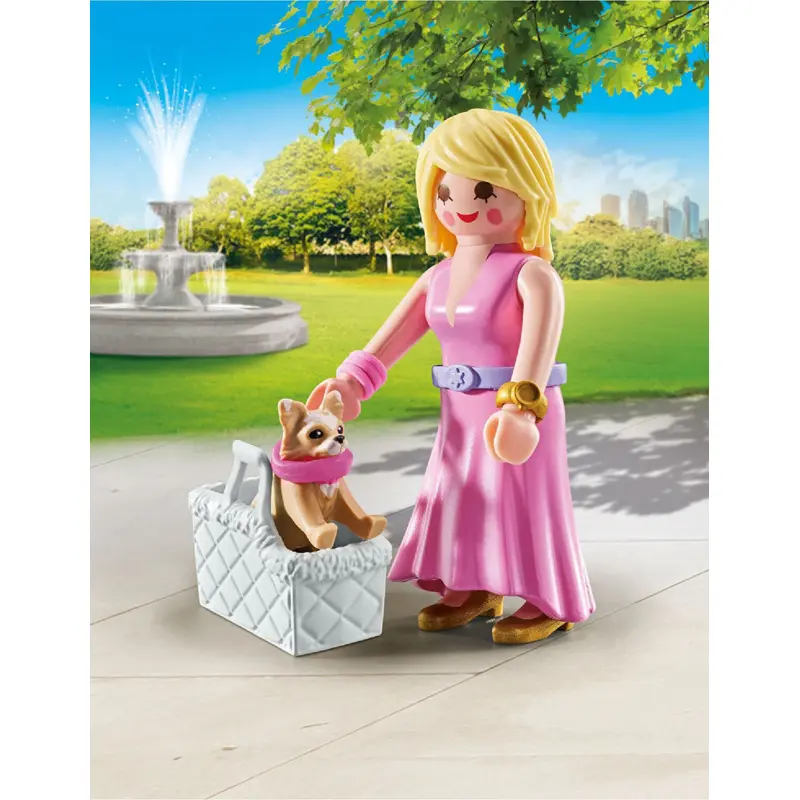 Bauklötze Dame + Chihuahua und Korb Playmobil Bauklötze Dame + Chihuahua und Korb Playmobil