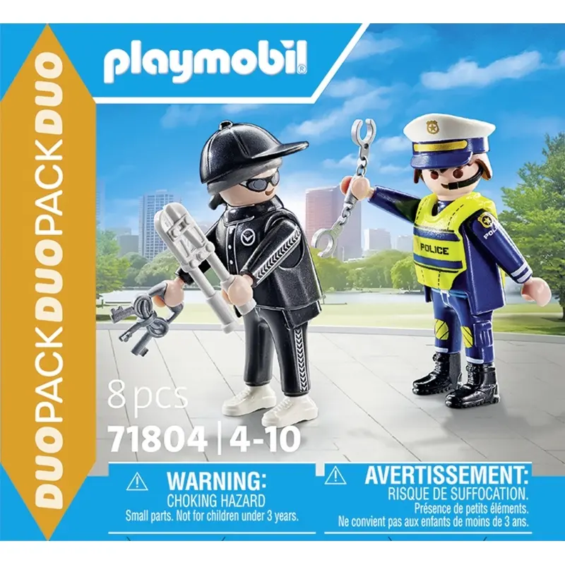 Bau-Spielset Polizei und Bandit + Zubehör Playmobil Bau-Spielset Polizei und Bandit + Zubehör Playmobil
