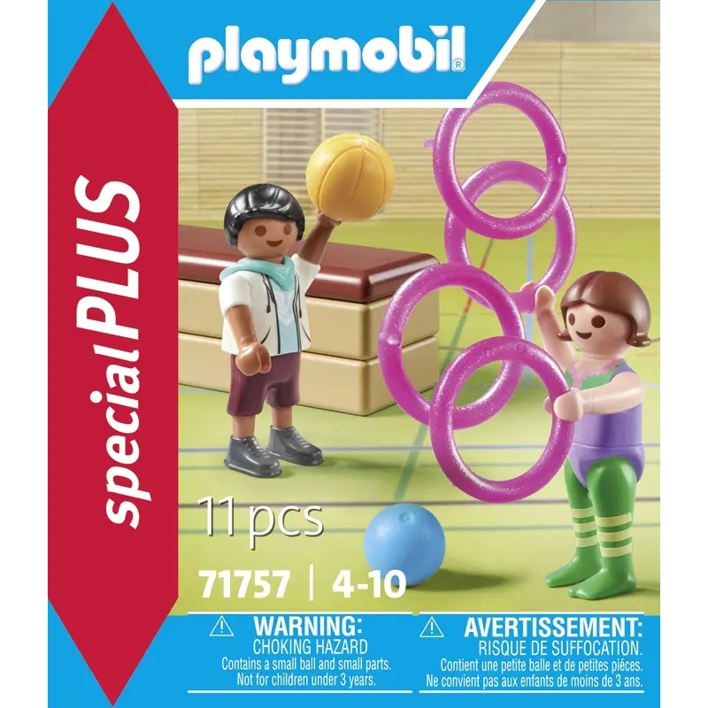 Simulationspiele für 2 Kinder und Turnmaterial Playmobil