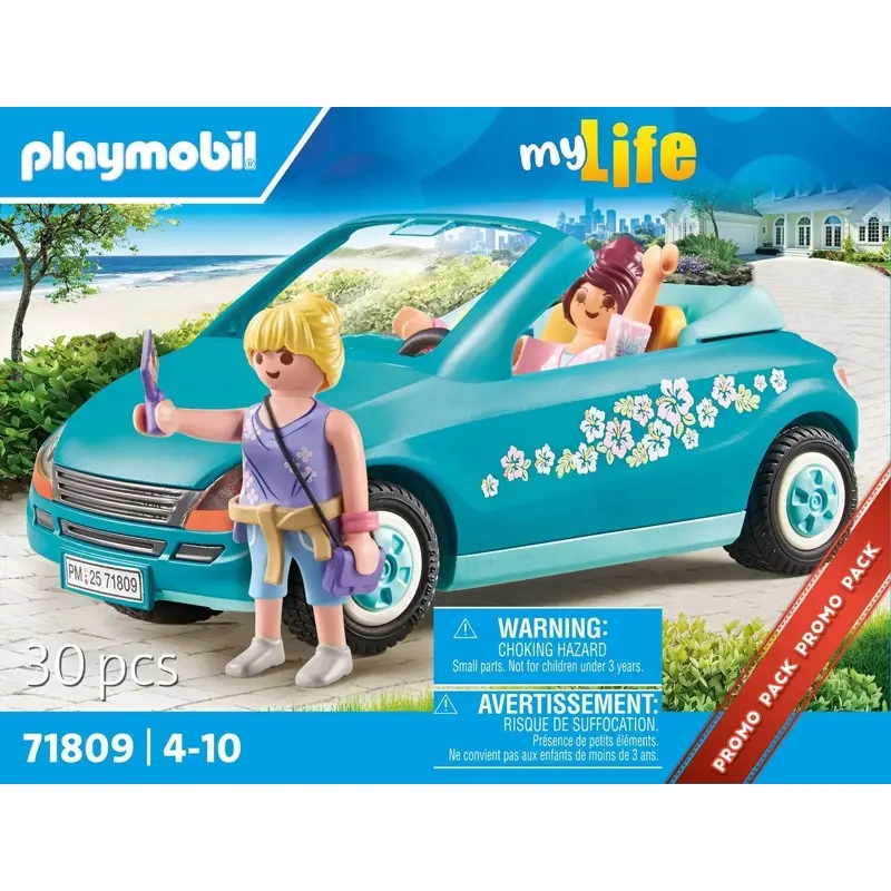 Cabrioletsimulationspiel für Mädchen und Zubehör Playmobil