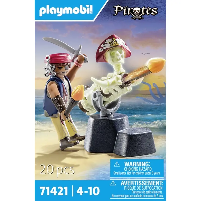 Piratenkanonen-Simulationsspiel Playmobil