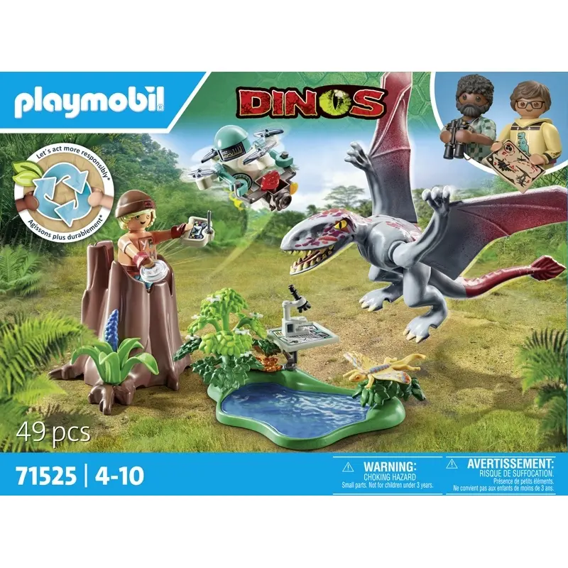 Drohnenbeobachtung Simulationsspiel + Dimorphodon Playmobil Drohnenbeobachtung Simulationsspiel + Dimorphodon Playmobil