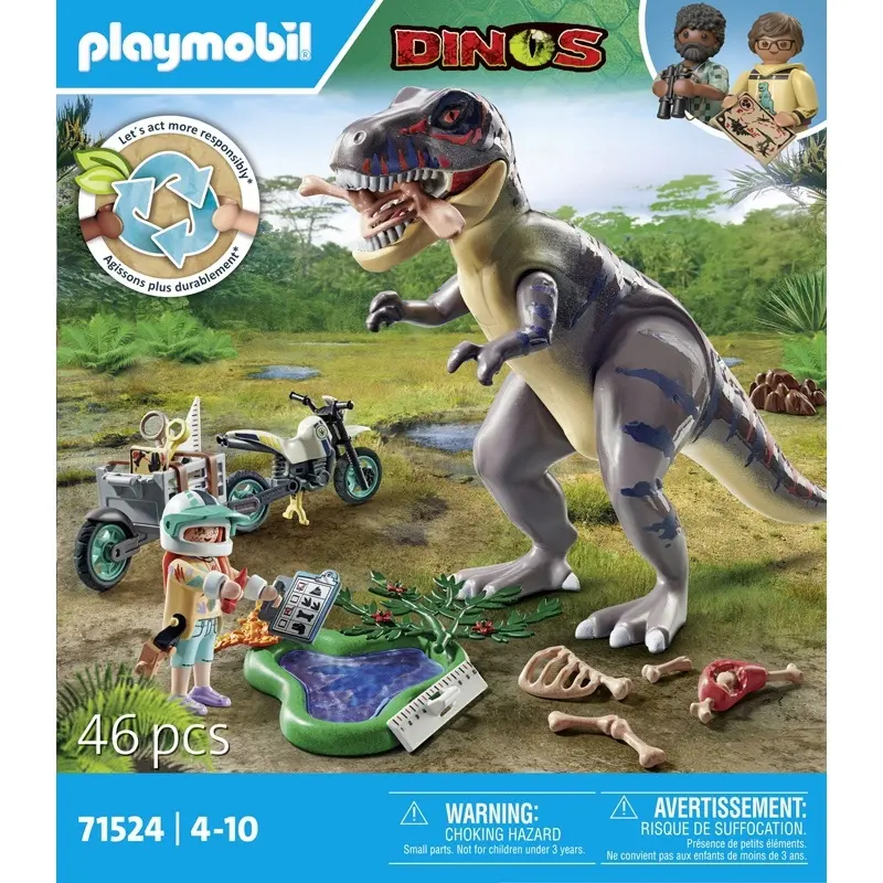 Entdeckerspielset + Motorrad und T-Rex Playmobil Entdeckerspielset + Motorrad und T-Rex Playmobil