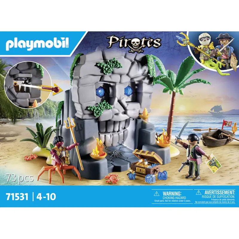 Pirateninsel Schatzspieler und Meeresmonster Playmobil