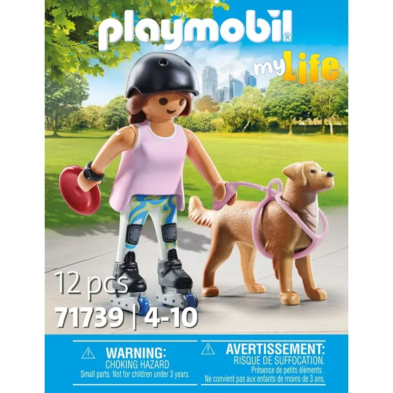 Mädchen Rollenspiel mit Roller und Retriever Playmobil