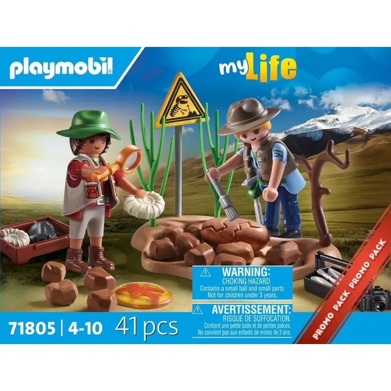 Baukästen für Forscher + Dinosaurierfossilien Playmobil