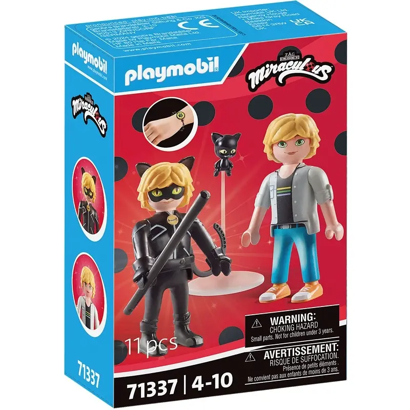 Simulationspiel Adrien schwarze Katze Playmobil Miraculous