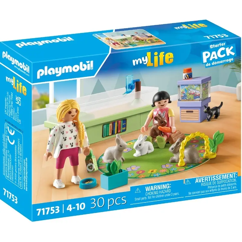 Tierhandlung Simulationsspiel mit Kaninchengehege Playmobil Tierhandlung Simulationsspiel mit Kaninchengehege Playmobil