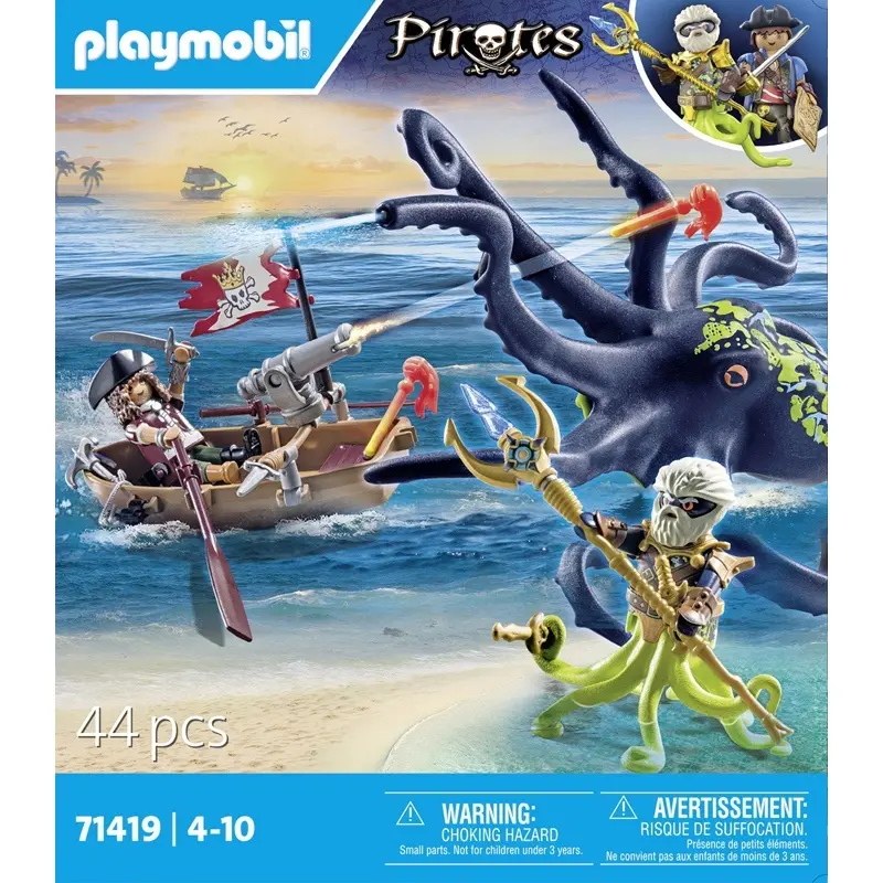 Piraten-Simulationsspiel mit Riesenkrake Playmobil