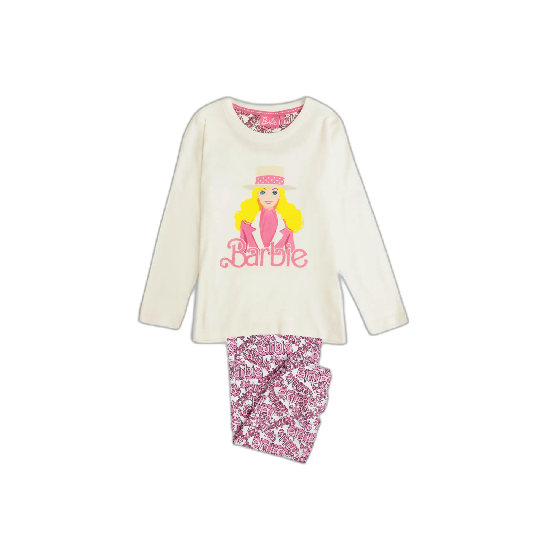 Langarm-Pyjama Mädchen Barbie Chic