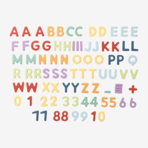 Magnet-Buchstaben & -Zahlen aus Holz FSC®