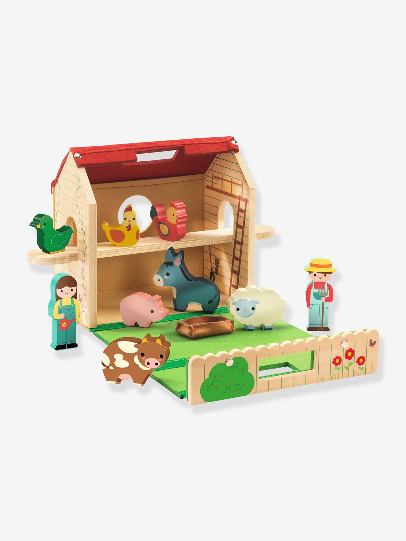 Baby Holz-Bauernhof Softi Farm DJECO Baby Holz-Bauernhof Softi Farm DJECO