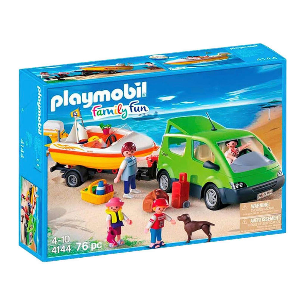 Playmobil Familienvan mit Bootsanhänger 4144