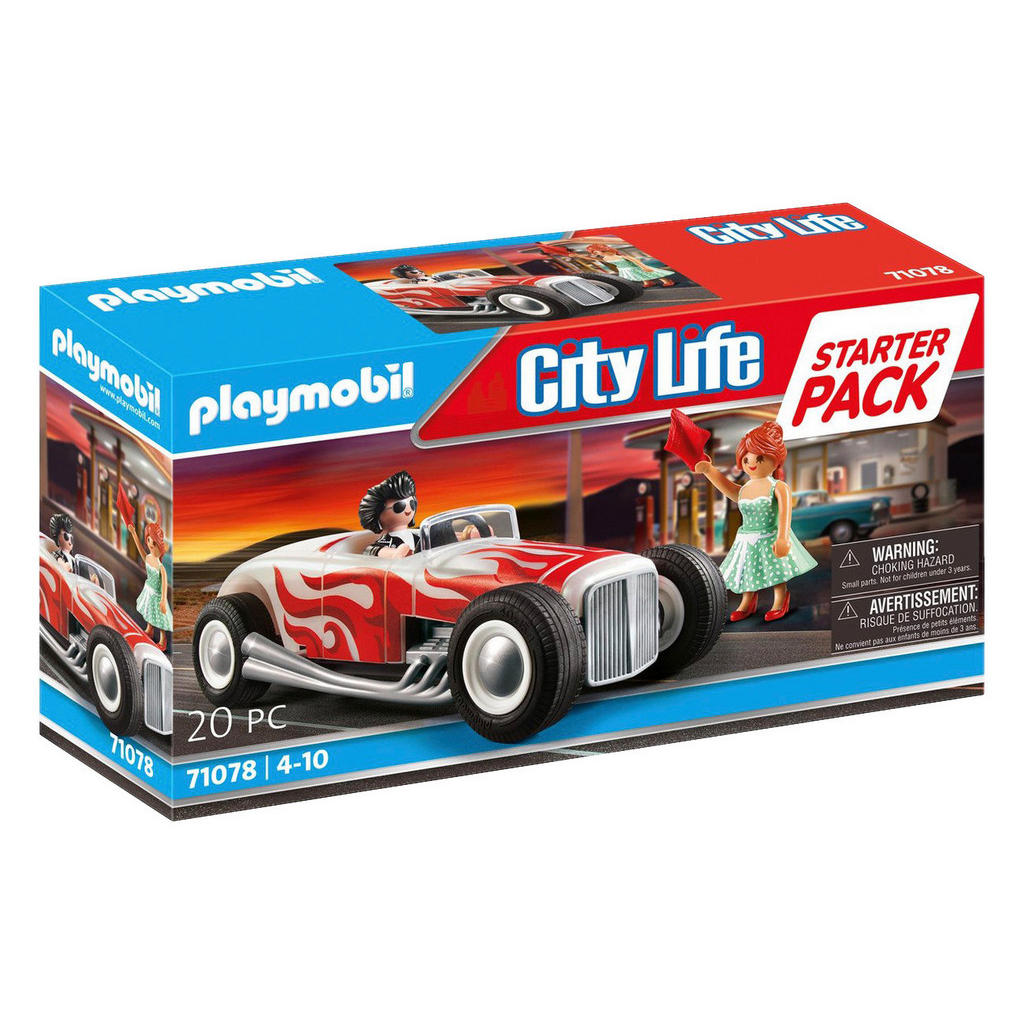 Playmobil City Life Starter Pack Hot Rod 71078