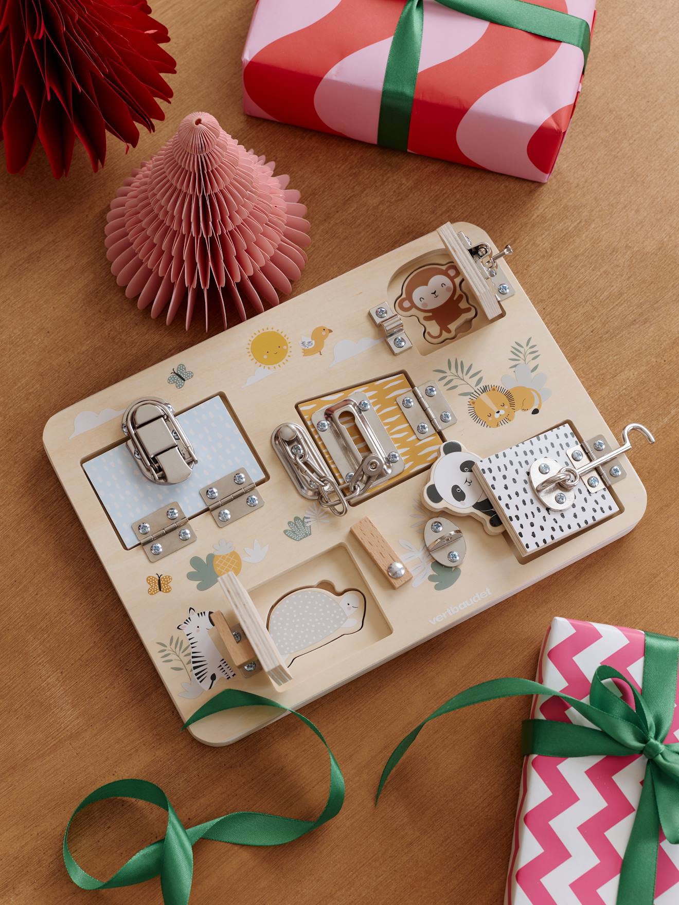 2-in-1-Schlossbrett aus FSC®-Holz