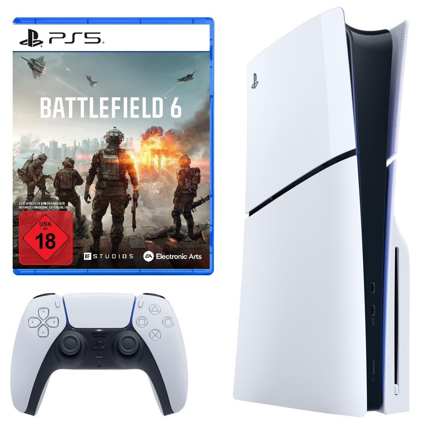 Playstation PlayStation 5 Slim Battlefield 6 Bundle PS5 Slim Battlefield VI Playstation PlayStation 5 Slim Battlefield 6 Bundle PS5 Slim Battlefield VI