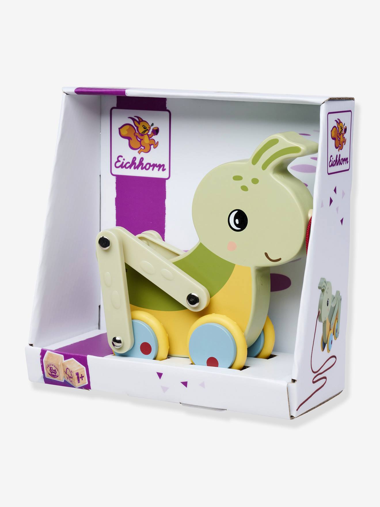 Baby Nachzieh-Grashüpfer Bee Happy Eichhorn Holz salbei