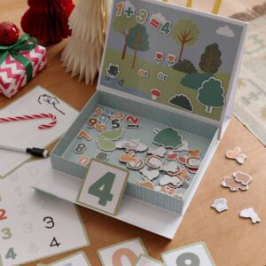 Magnetisches Zahlen-Spiel GRÜNER WALD für Kinder