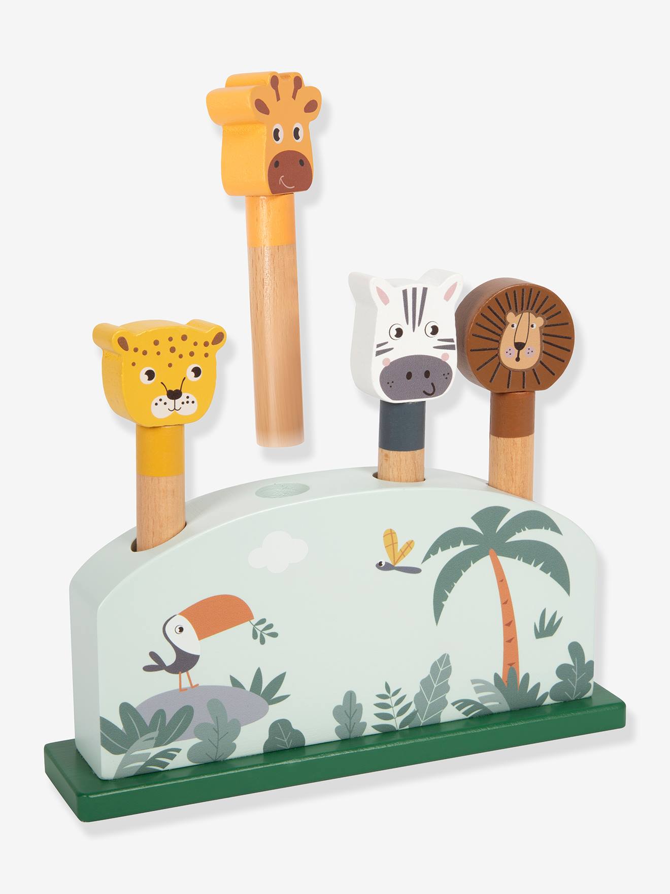 Steckspiel Hüpfende Tiere SAFARI Baby small foot