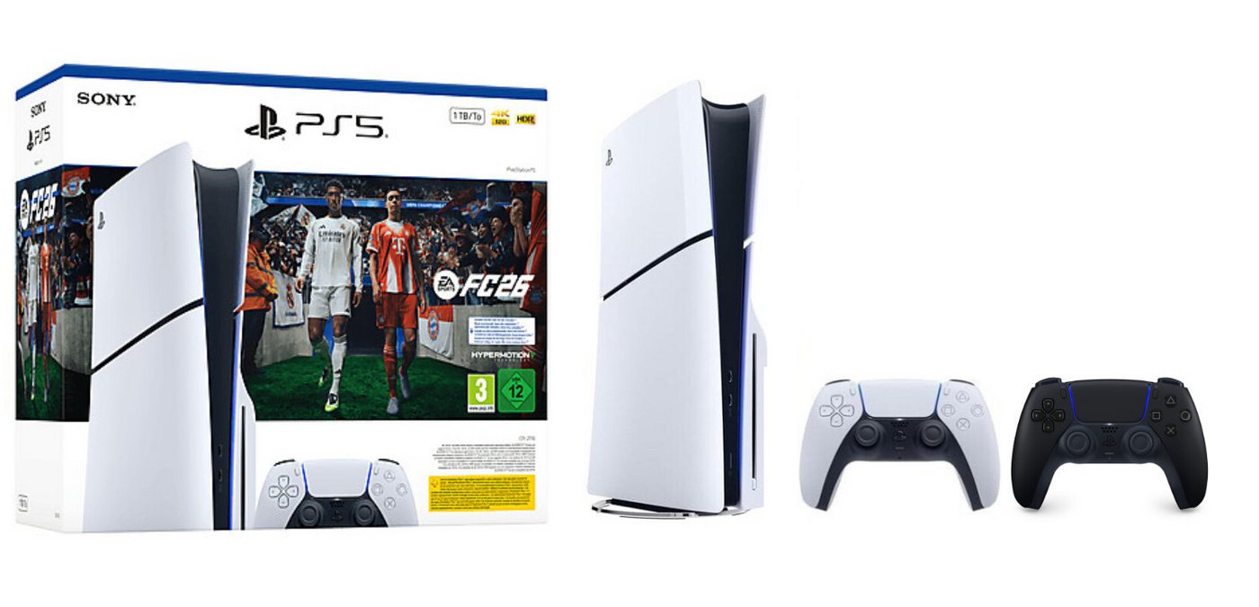 Playstation Playstation 5 Disk Slim Edition inkl. EA Sports FC26 Bundle 1TB Playstation Playstation 5 Disk Slim Edition inkl. EA Sports FC26 Bundle 1TB