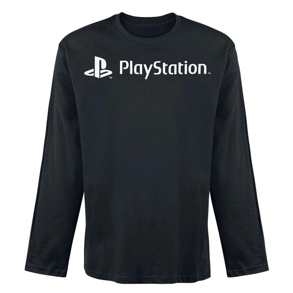 Playstation Unisex Erwachsene Logo Langarm-Sweatshirt L schwarz Playstation Unisex Erwachsene Logo Langarm-Sweatshirt L schwarz