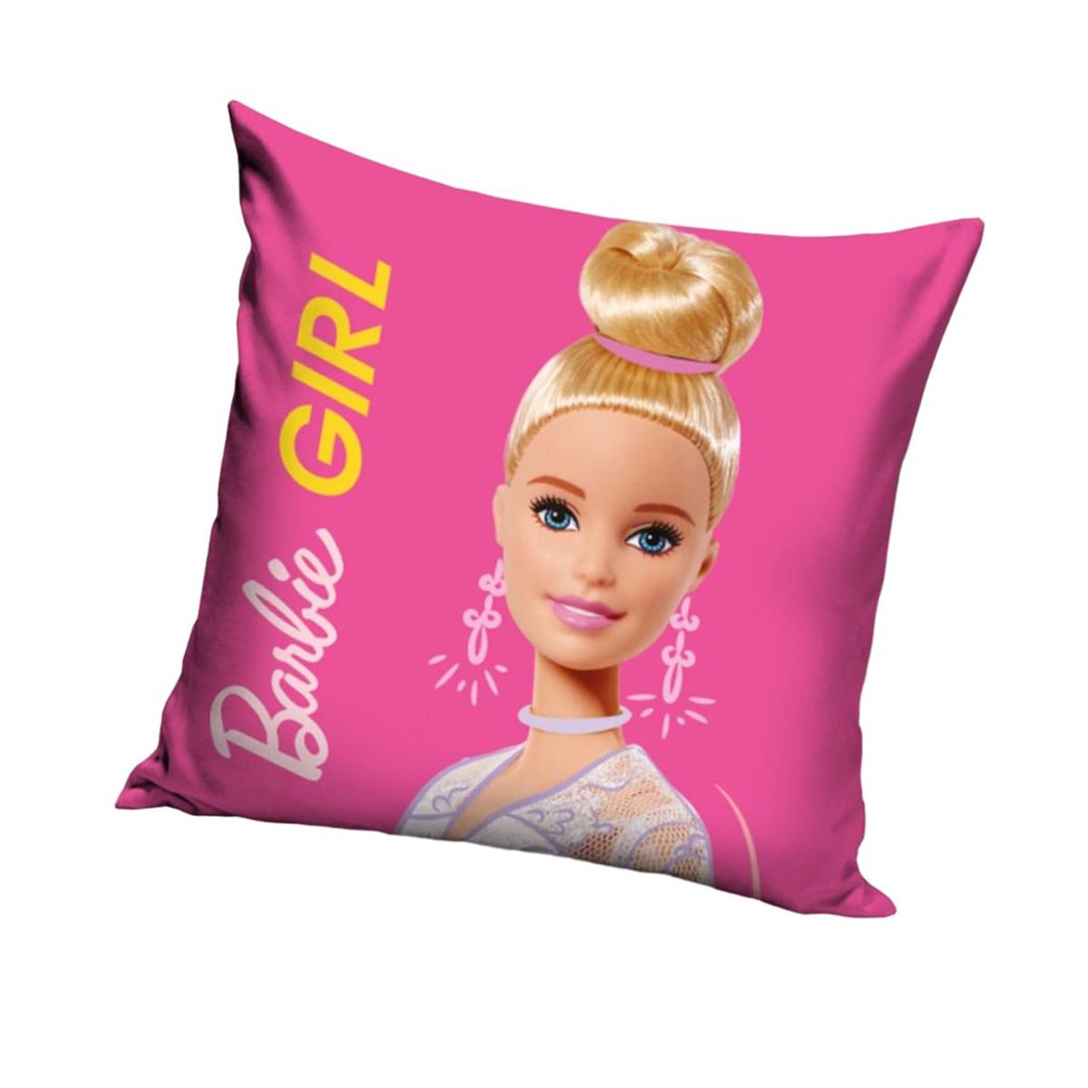 barbie Mit Mädchen gefülltes Kissen 40cm x rosa
