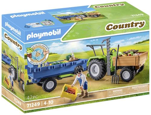 Playmobil® Country Traktor mit Hänger 71249