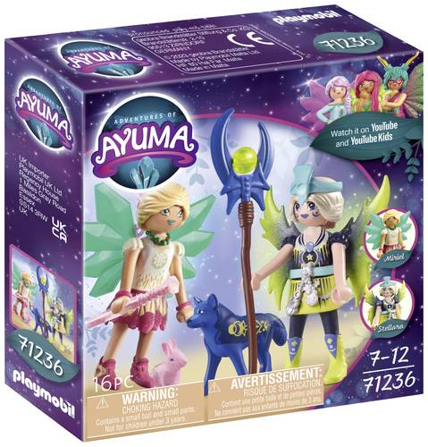 Playmobil® Ayuma Crystal- und Moon Fairy mit Seelentieren 71236