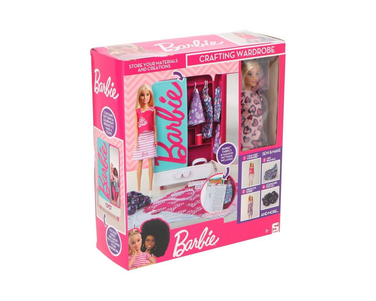 Barbie Kreativset Barbie Kleiderschrank mit Barbie-Puppe Modewelt für Kinder Barbie Kreativset Barbie Kleiderschrank mit Barbie-Puppe Modewelt für Kinder