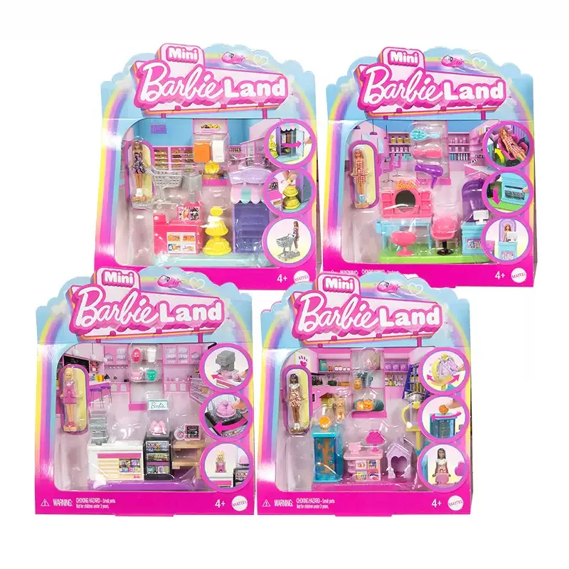 Original Barbie Puppe Mini Barbieland Friseursalon Haustier Obst Supermarkt Dessert Shop Zubehör Puppen für Mädchen Spielzeug Geburtstagsgeschenk Original Barbie Puppe Mini Barbieland Friseursalon Haustier Obst Supermarkt Dessert Shop Zubehör Puppen für Mädchen Spielzeug Geburtstagsgeschenk